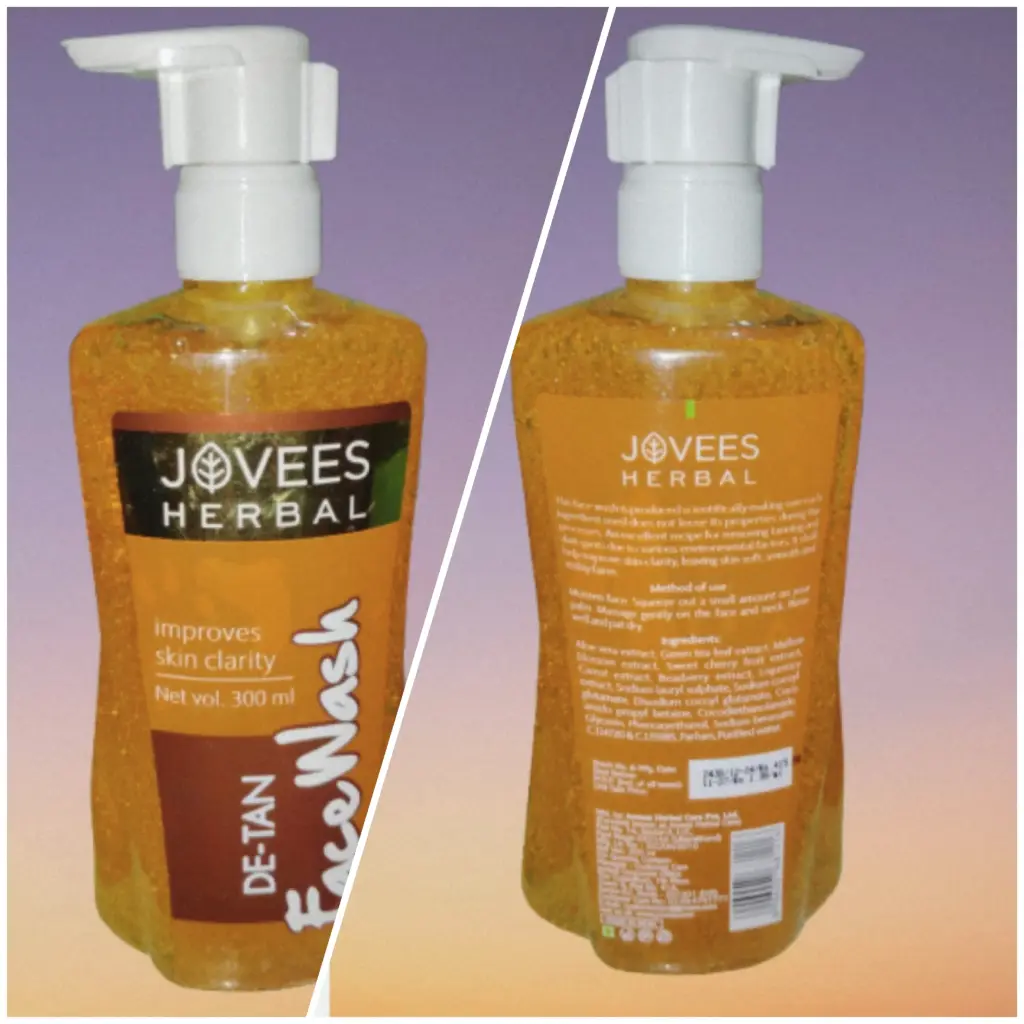 Jovees Herbal D Tan Face Wash 300ml 